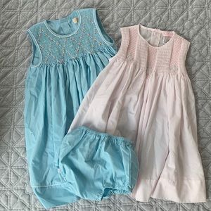 Summer smocked dresses by Petit Ami